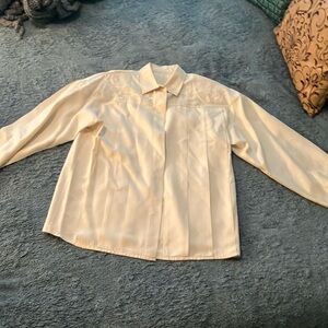 Cream Button-Up Shirt